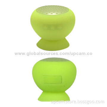 Portable Wireless Bluetooth Speaker, Handsfree, Suction Cup Design and Stereo Sound